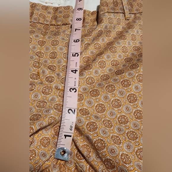 J. Crew Women’s Stretch City Fit Size 8 Print Trousers EUC - Picture 3 of 9